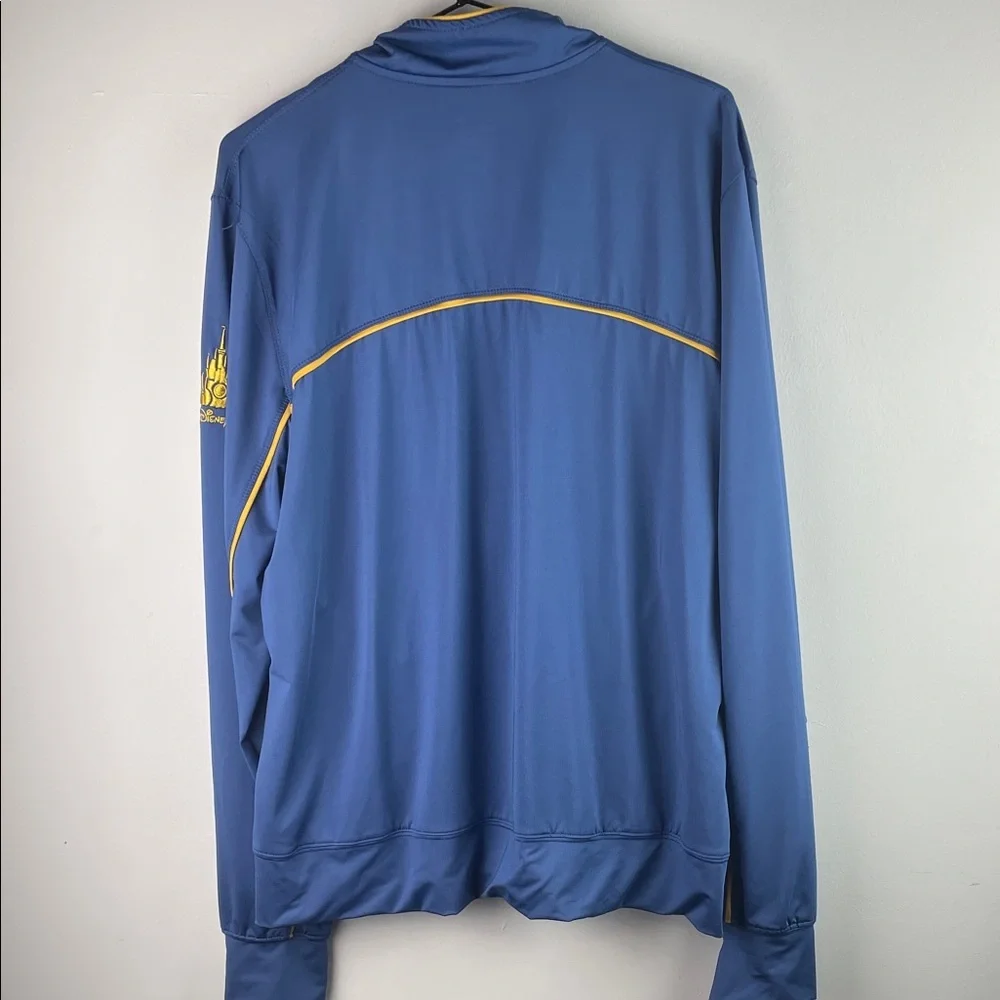 Disney Blue and Yellow Mickey Track Jacket Size XL